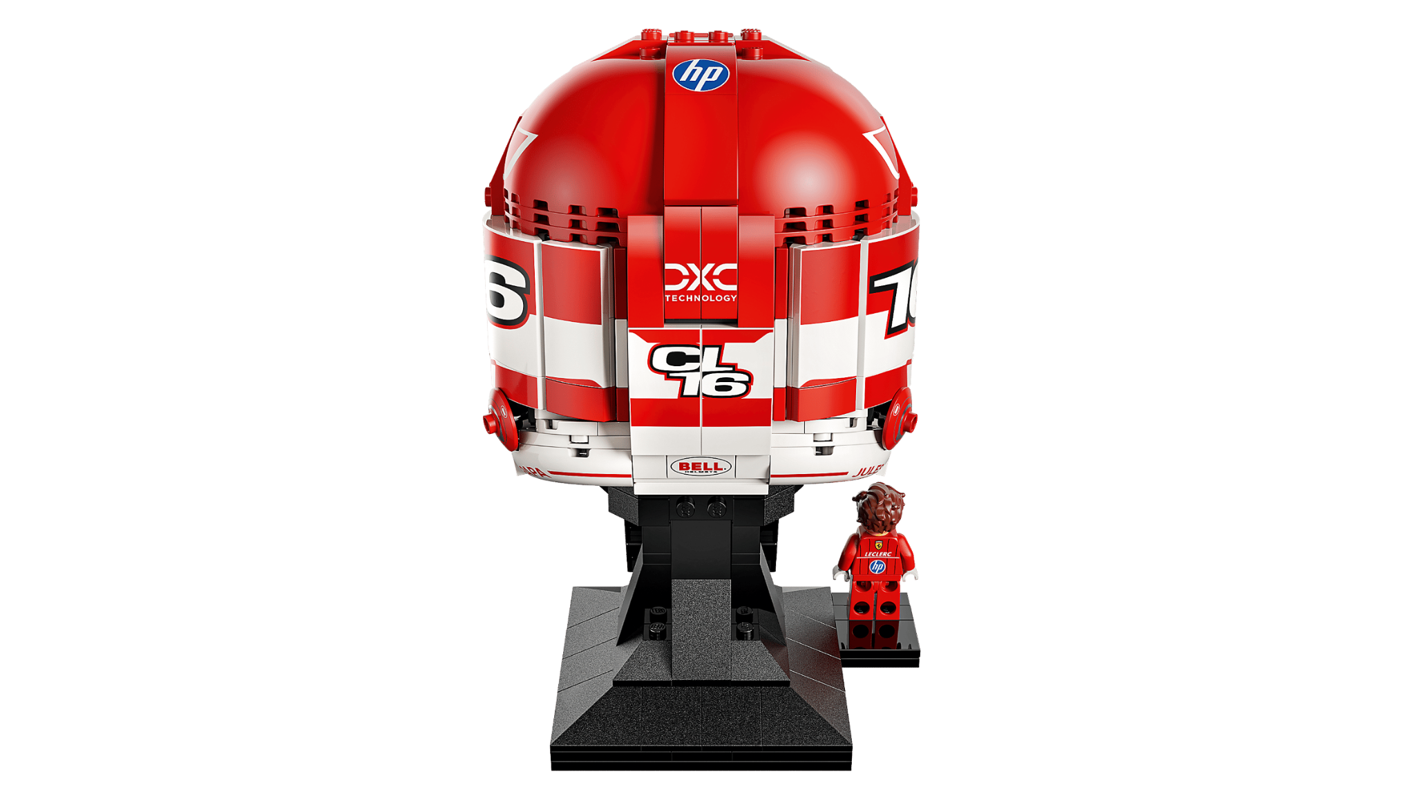  Mô Hình Lego Scuderia Ferrari HP Charles Leclerc Helmet 