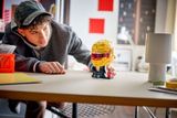  Mô Hình Lego Scuderia Ferrari HP Lewis Hamilton Helmet 