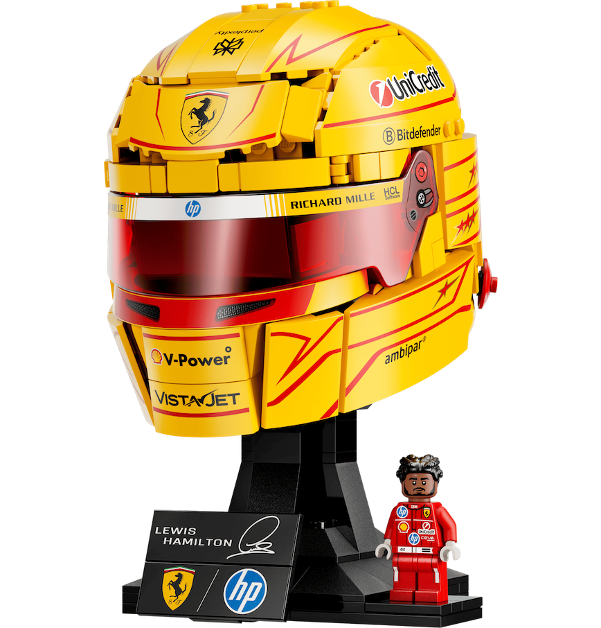  Mô Hình Lego Scuderia Ferrari HP Lewis Hamilton Helmet 