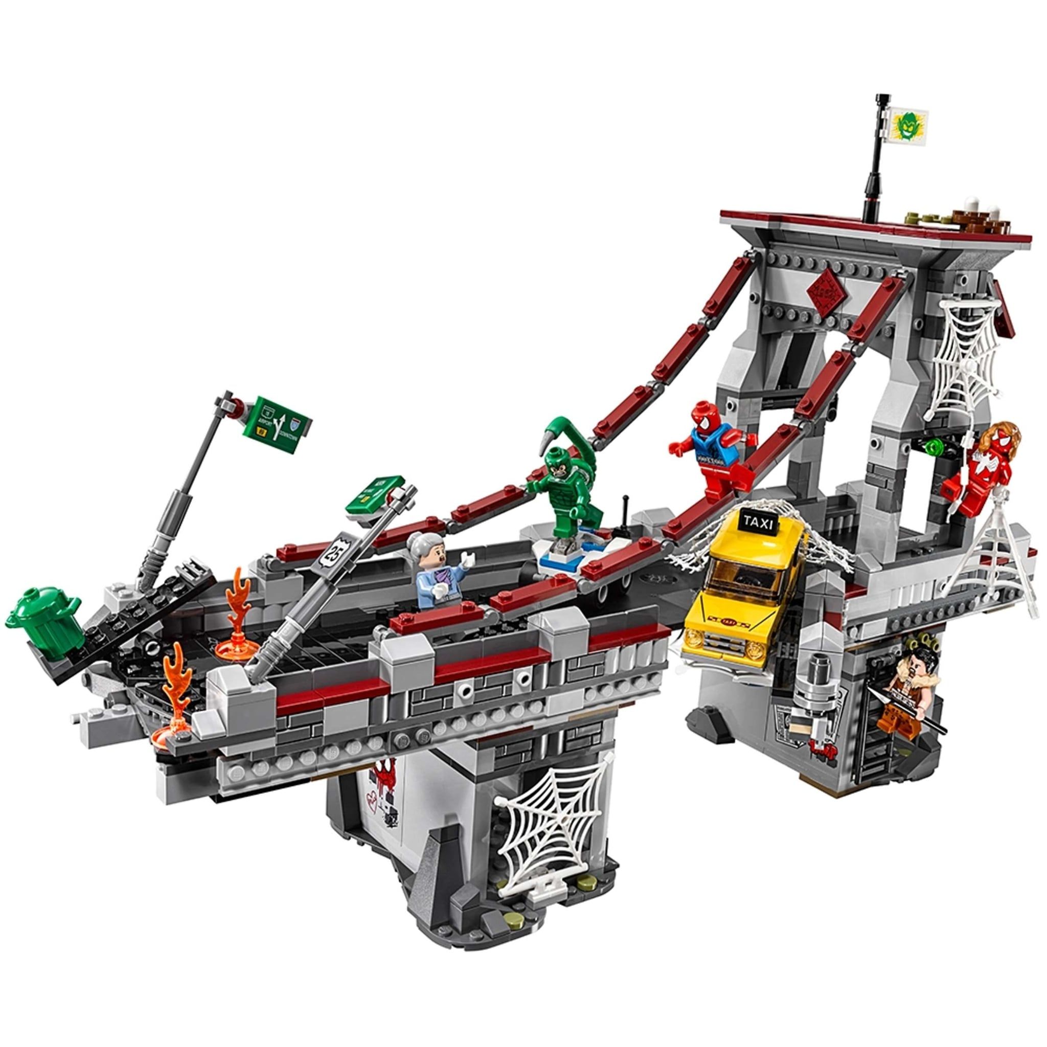  Mô Hình Lego Spider-Man™: Web Warriors Ultimate Bridge Battle 