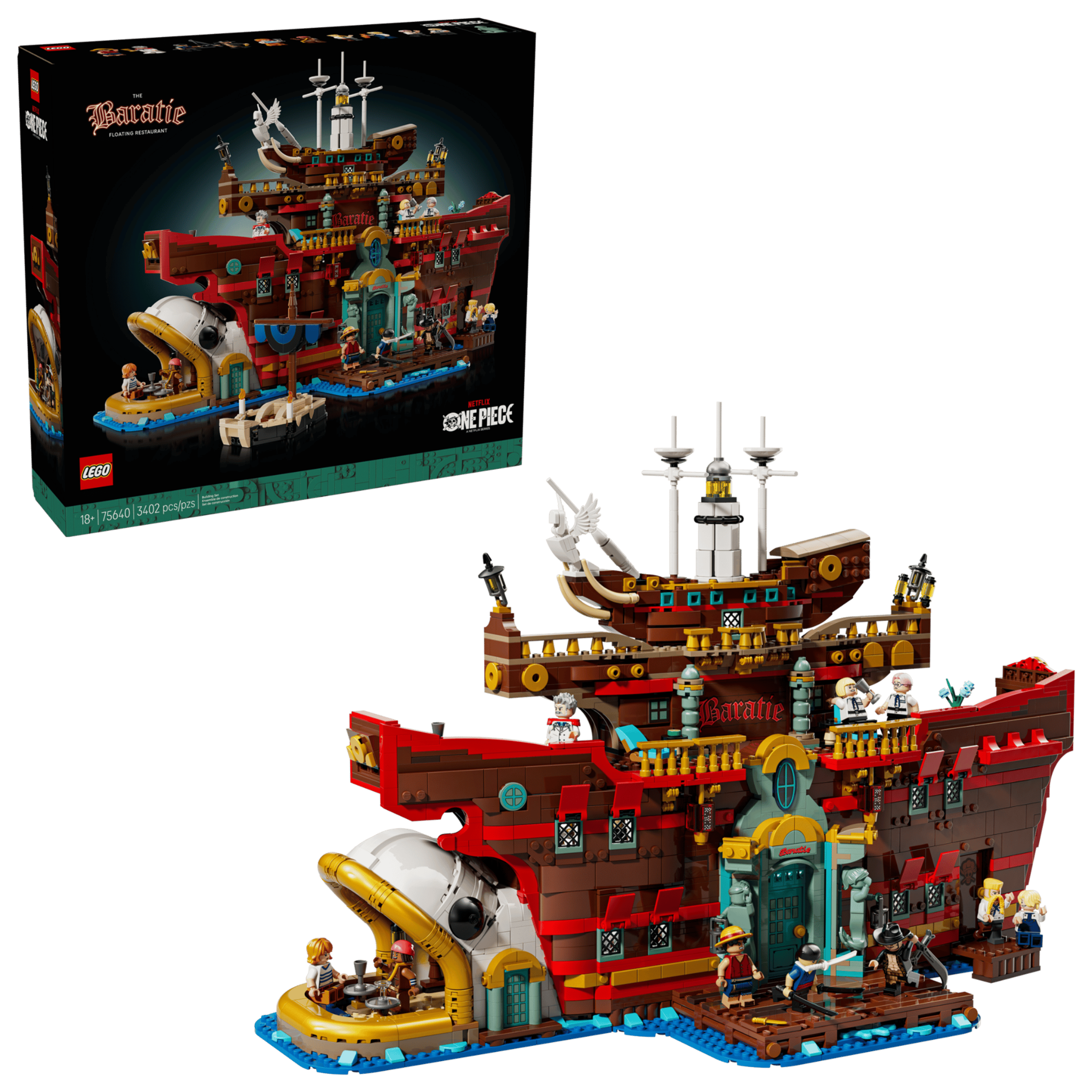  Mô Hình Lego The Baratie Floating Restaurant 