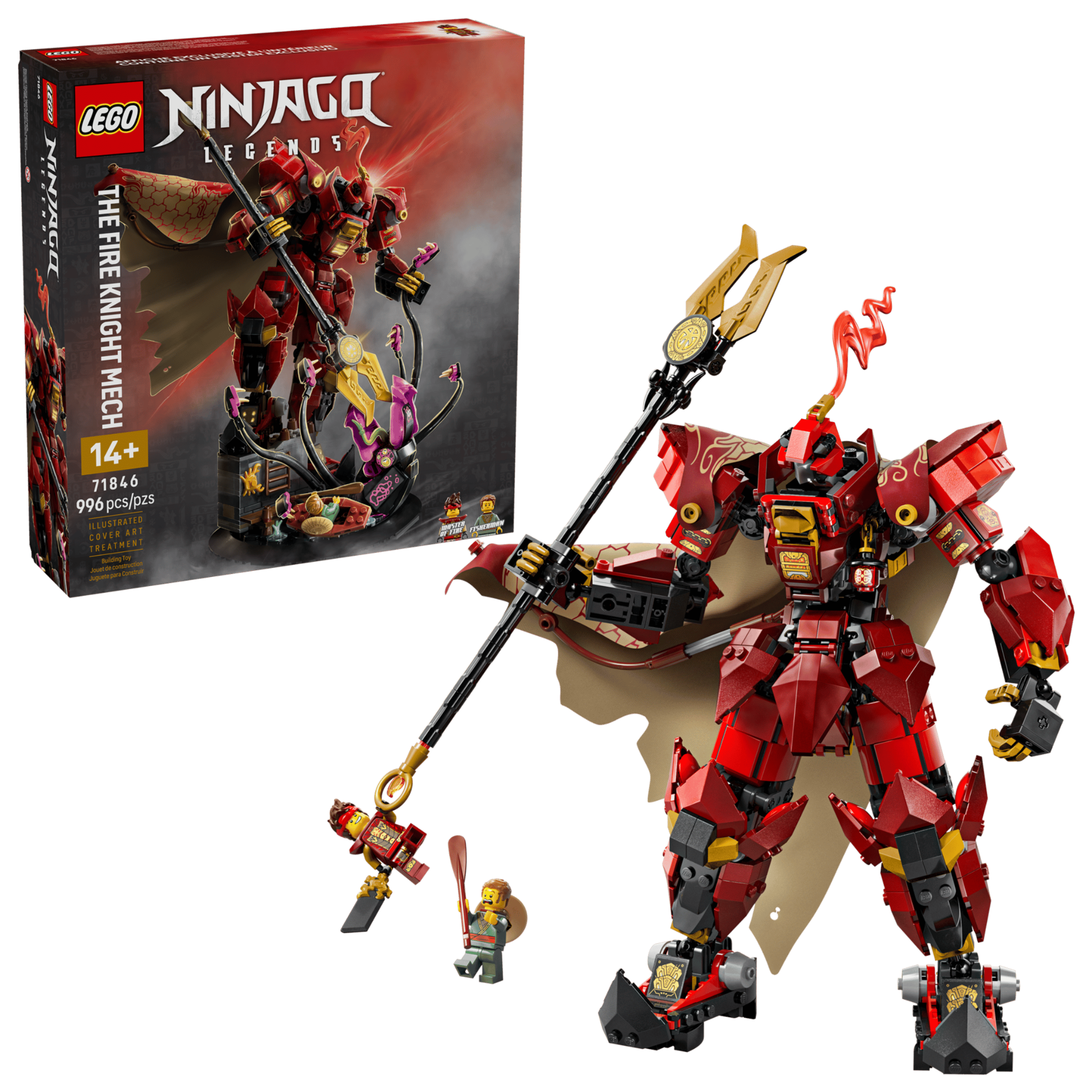  Mô Hình Lego The Fire Knight Mech 