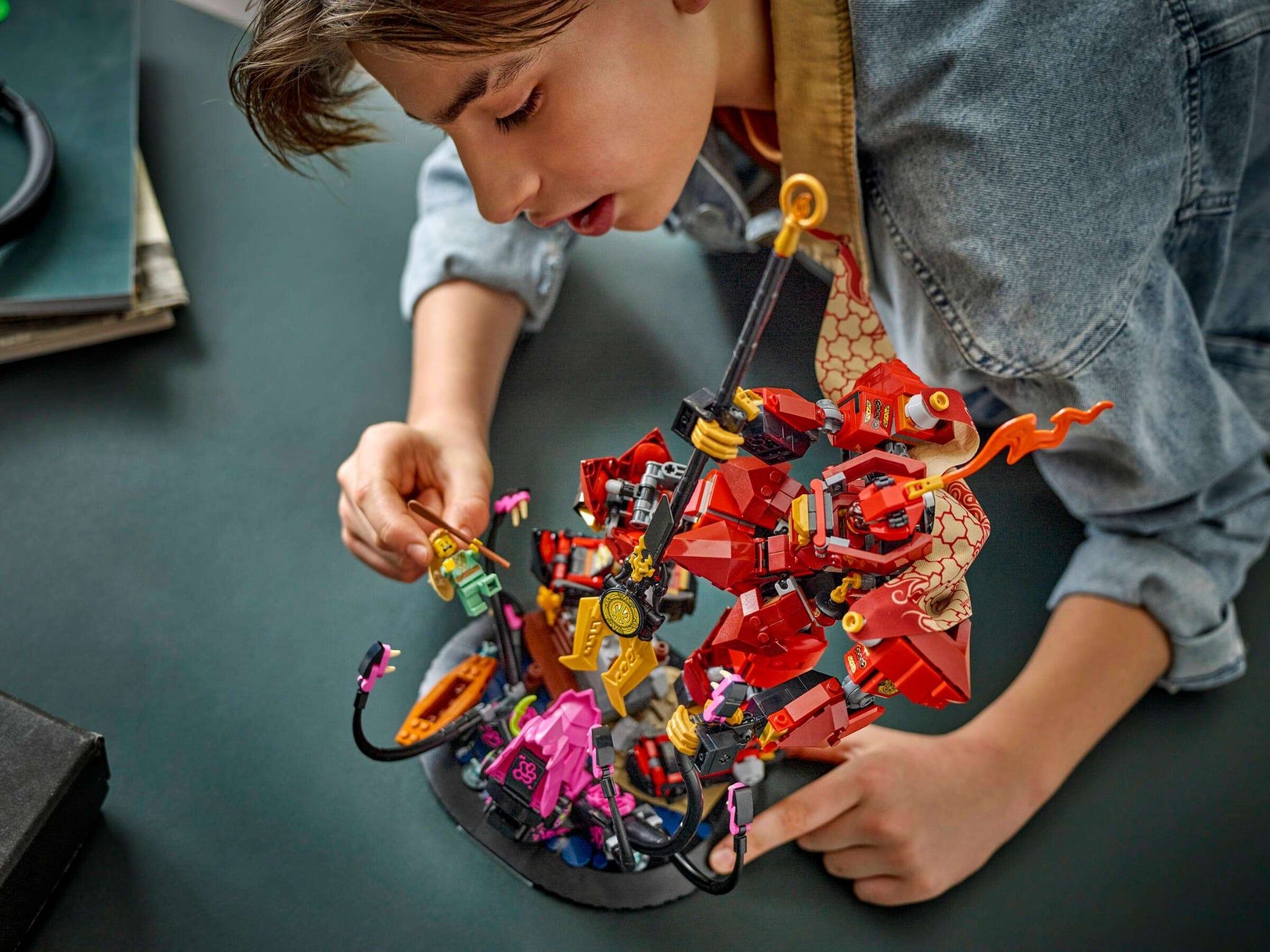  Mô Hình Lego The Fire Knight Mech 