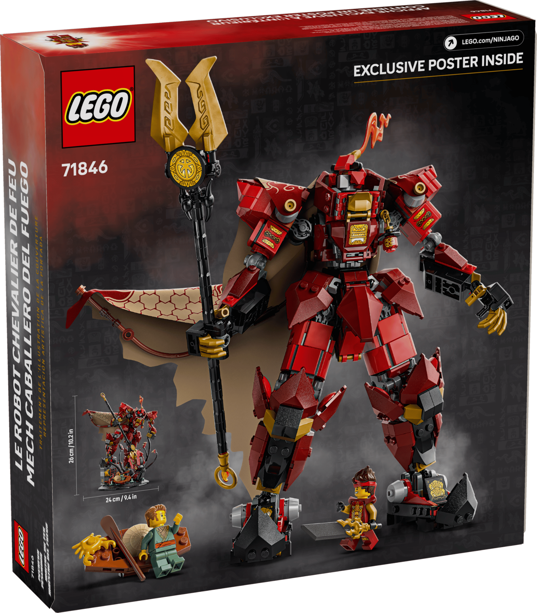  Mô Hình Lego The Fire Knight Mech 