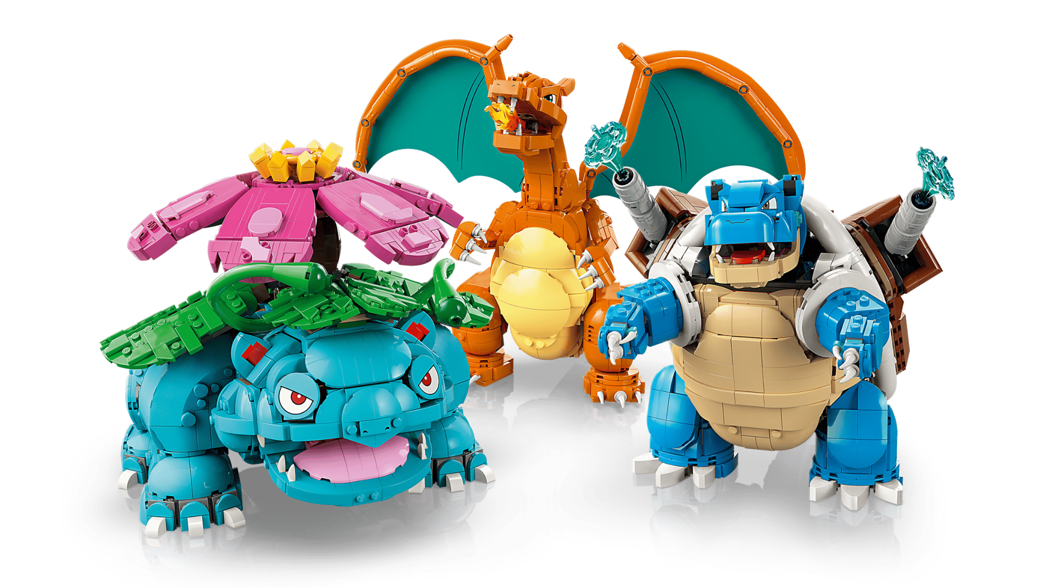  Mô Hình Lego Venusaur, Charizard and Blastoise 