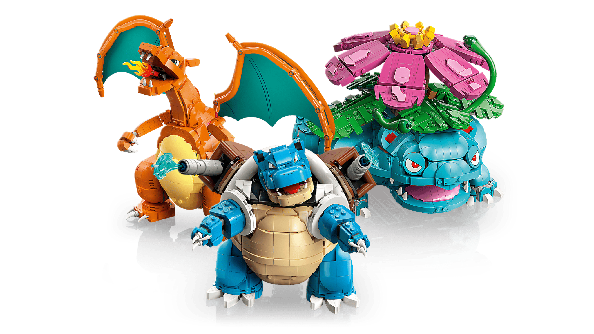  Mô Hình Lego Venusaur, Charizard and Blastoise 
