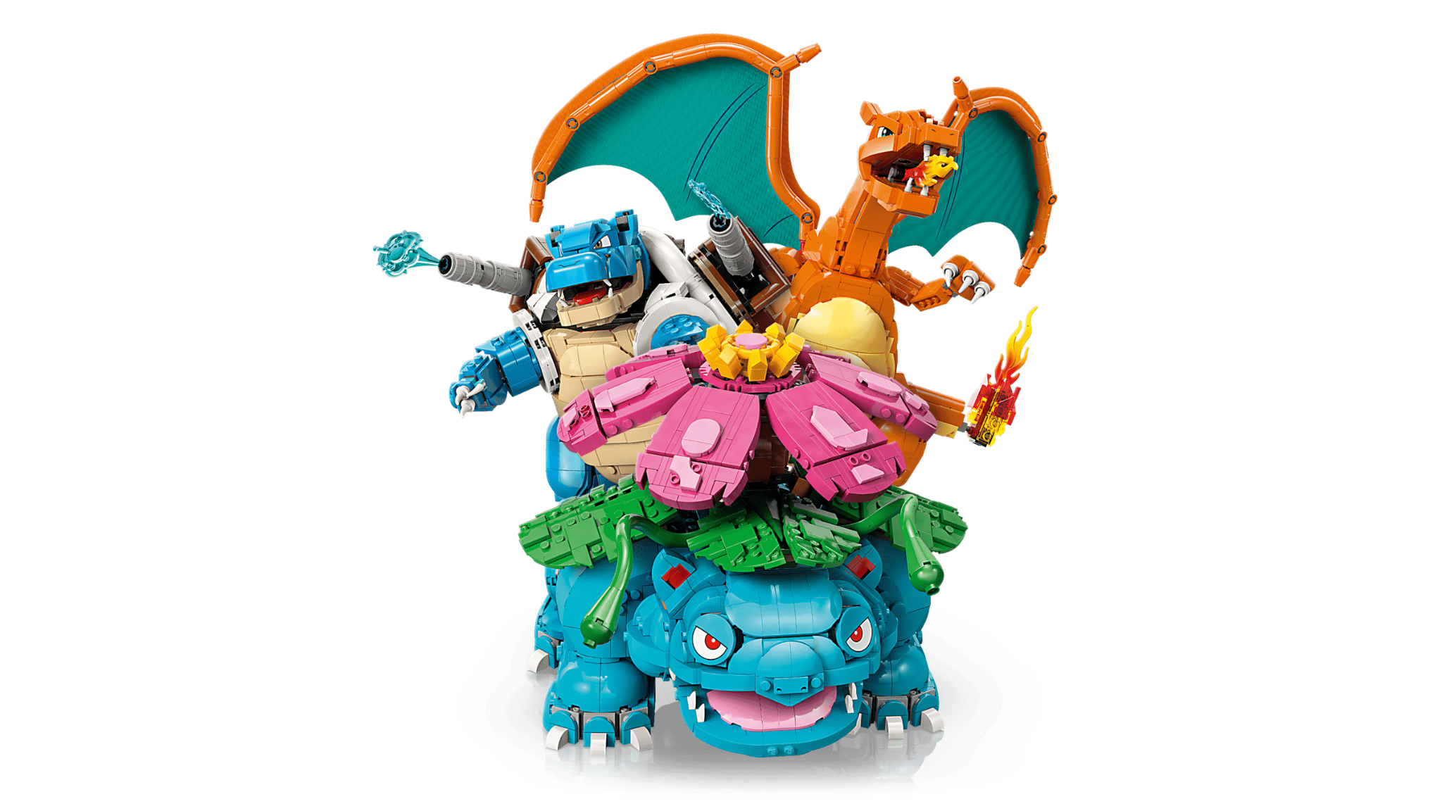  Mô Hình Lego Venusaur, Charizard and Blastoise 