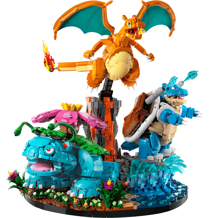  Mô Hình Lego Venusaur, Charizard and Blastoise 