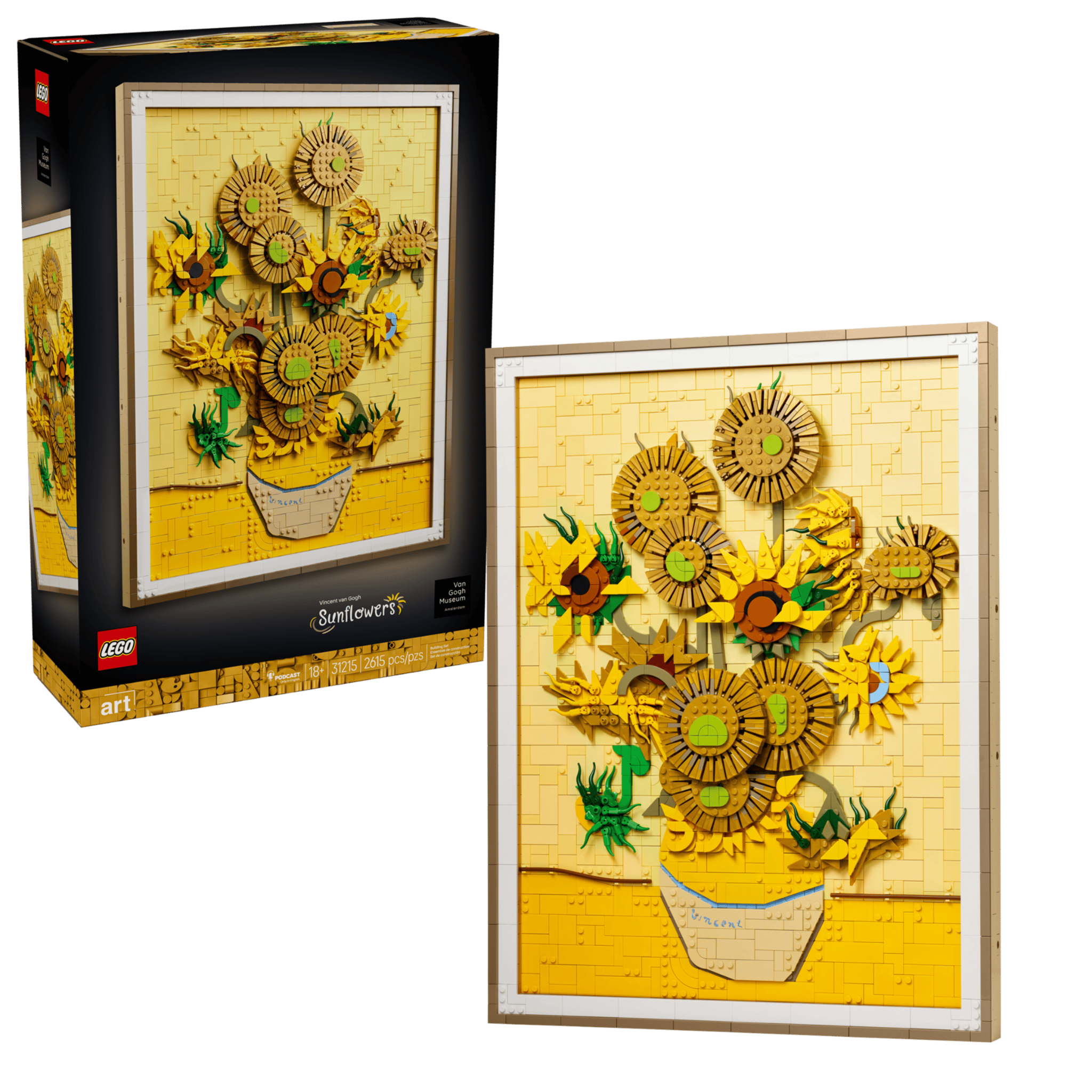  Mô Hình Lego Vincent van Gogh – Sunflowers 