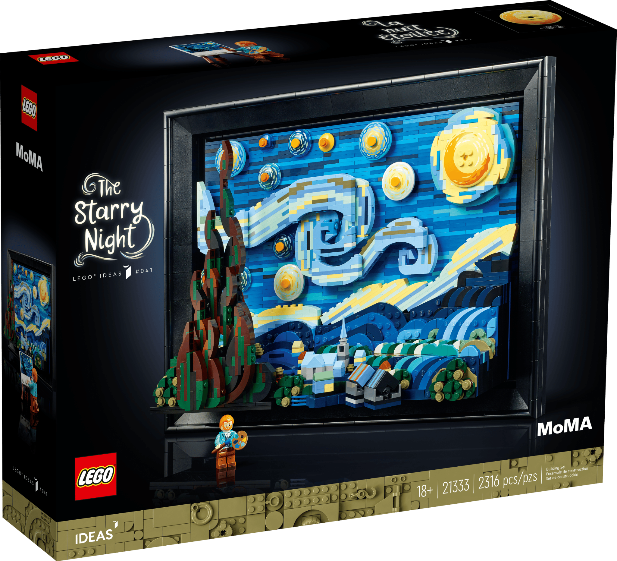  Mô Hình Lego Vincent van Gogh - The Starry Night 