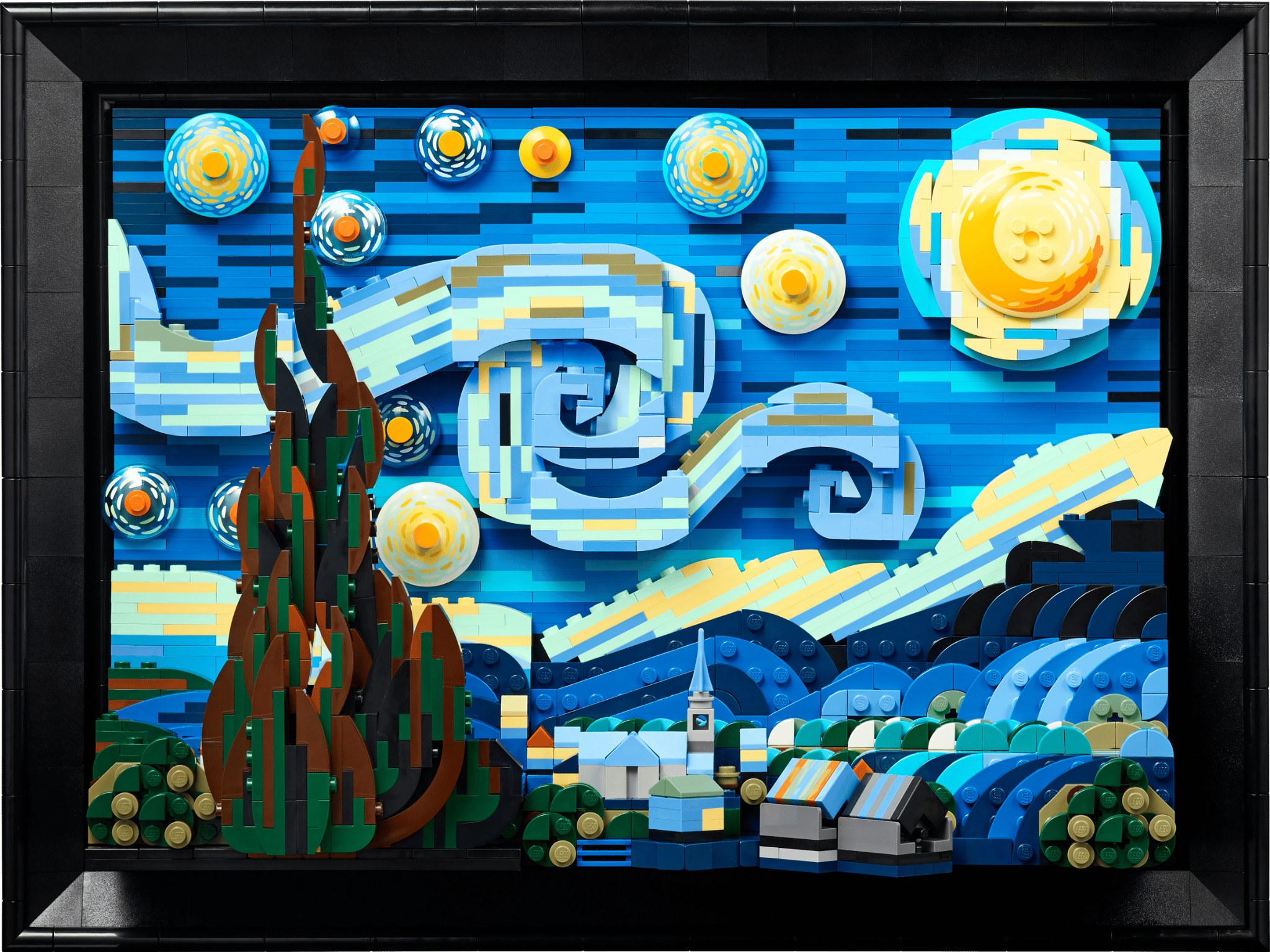  Mô Hình Lego Vincent van Gogh - The Starry Night 