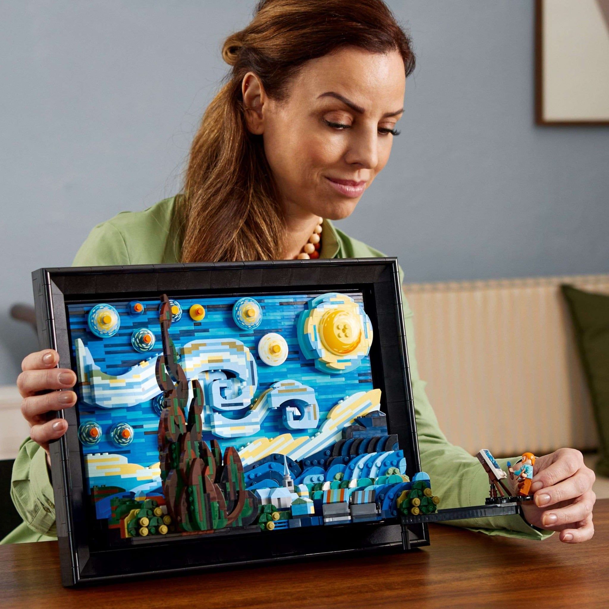  Mô Hình Lego Vincent van Gogh - The Starry Night 