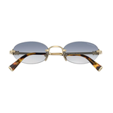  Kính Nữ Miu Miu Pale Gold Oval Sunglasses 'Pale Gold' 