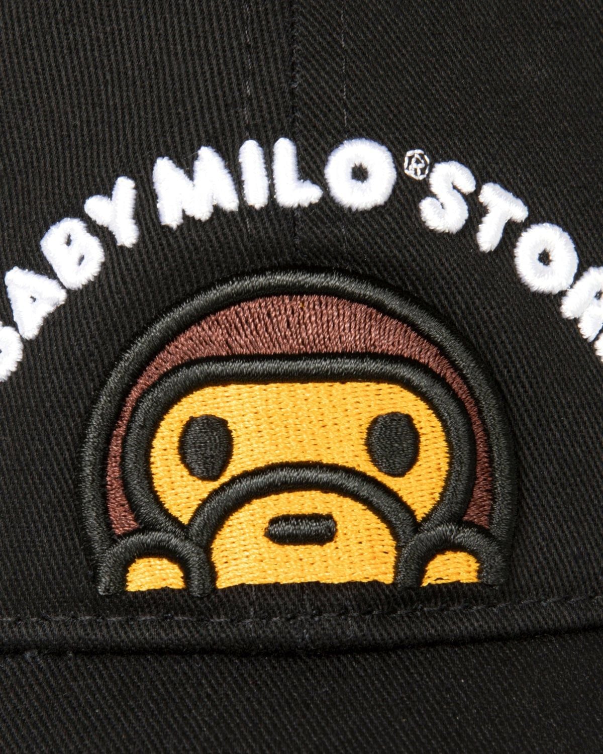  Mũ Bape Baby Milo Embroidered Cap 'Black' 