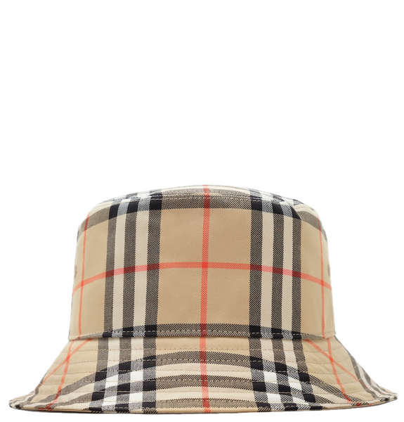  Mũ Burberry Check Cotton Bucket Hat 'Beige' 