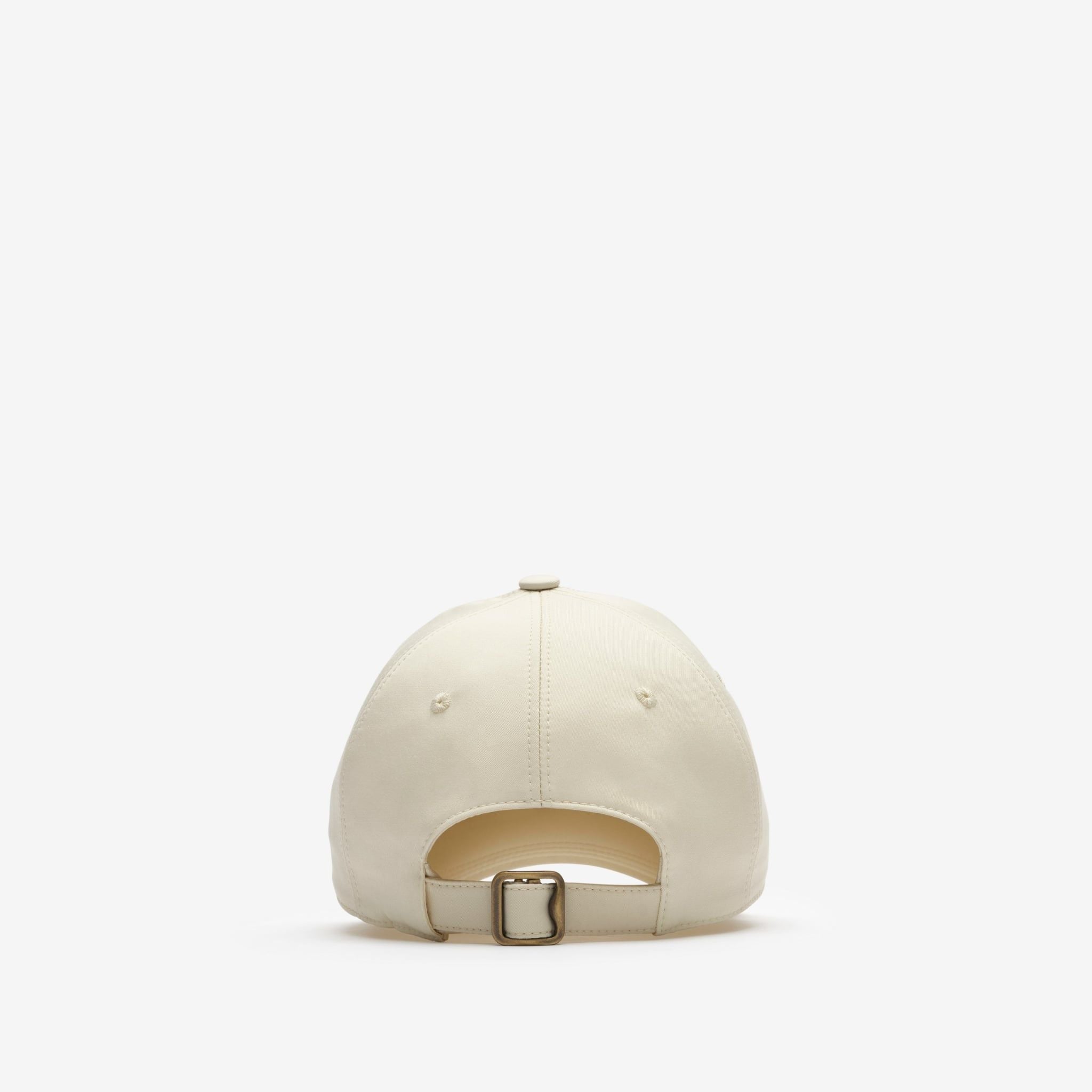  Mũ Burberry Knight Tropical Gabardine Baseball Cap 'White' 