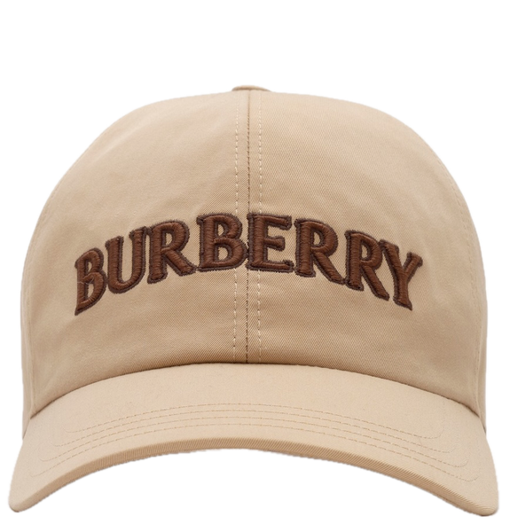  Mũ Burberry Logo Gabardine Baseball Cap 'Beige' 