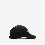  Mũ Burberry Logo Gabardine Baseball Cap 'Black' 
