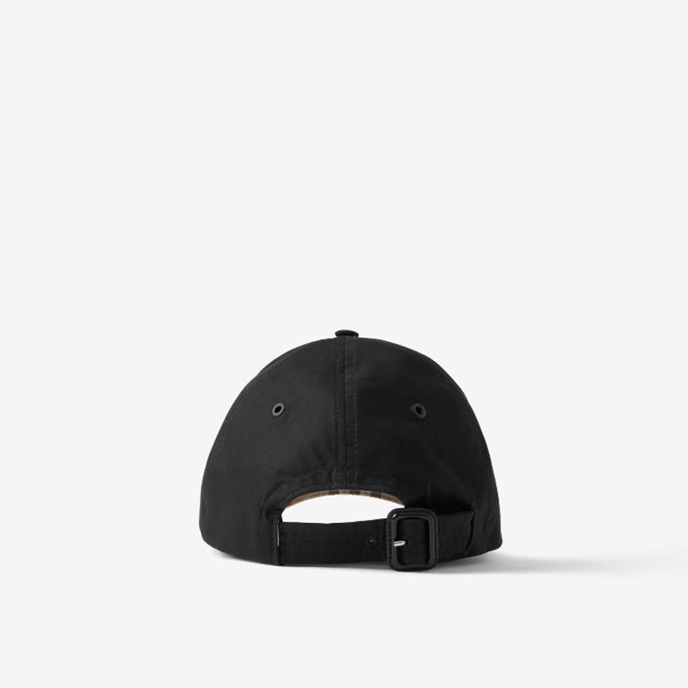  Mũ Burberry Monogram Motif Tropical Gabardine 'Black' 