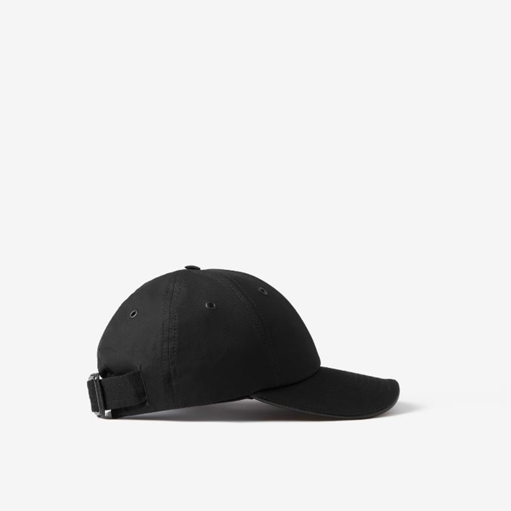  Mũ Burberry Monogram Motif Tropical Gabardine 'Black' 