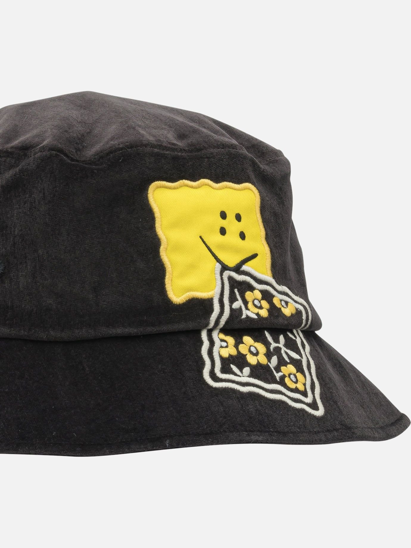 Mũ Kapital Peckish Rainbowy Bucket Hat 'Black' 