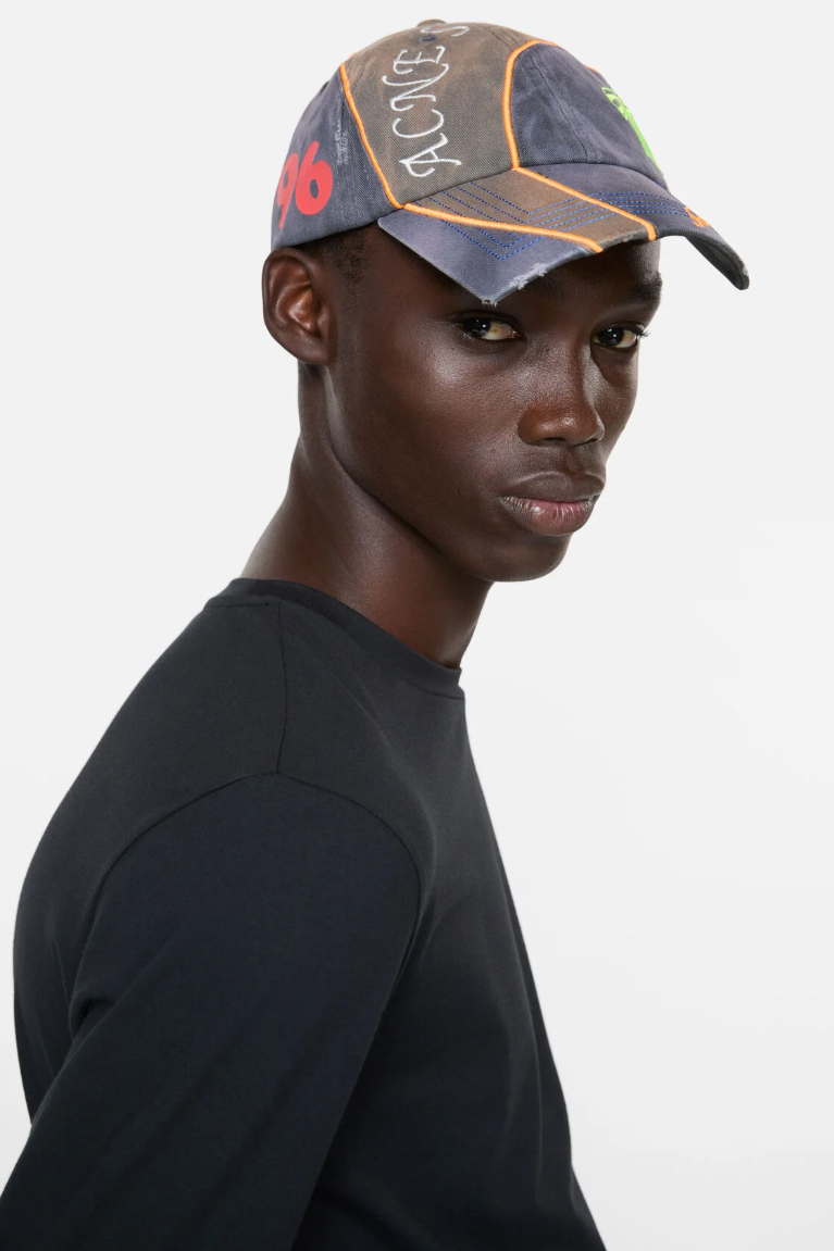  Mũ Nữ Acne Embroidered Logo Cap 'Multicolor' 