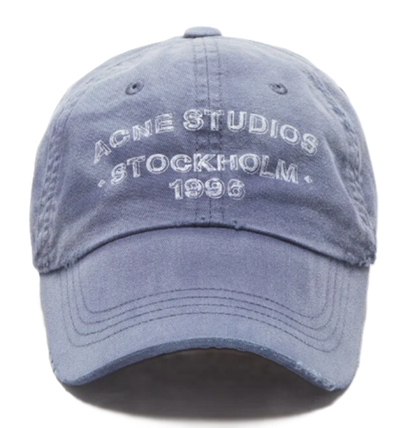  Mũ Nữ Acne Sprayed Logo Cap 'Navy' 