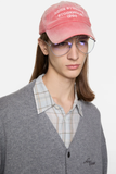  Mũ Nữ Acne Sprayed Logo Cap 'Red' 