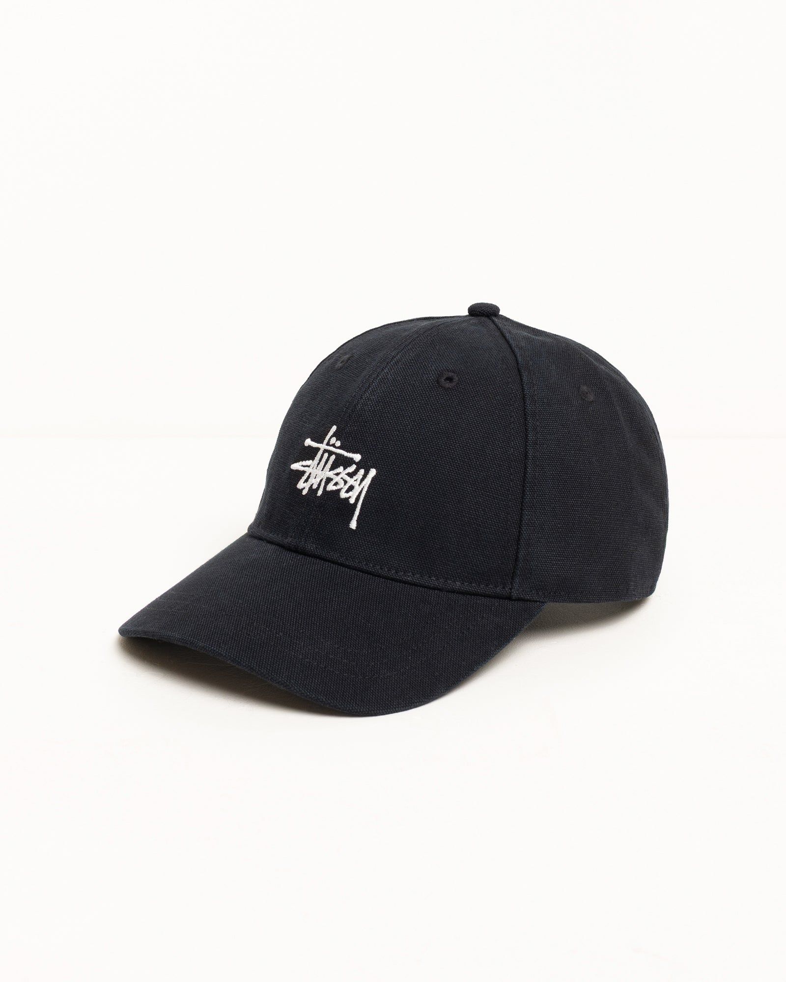  Mũ Stussy Basic Stüssy Cap Canvas 'Black' 