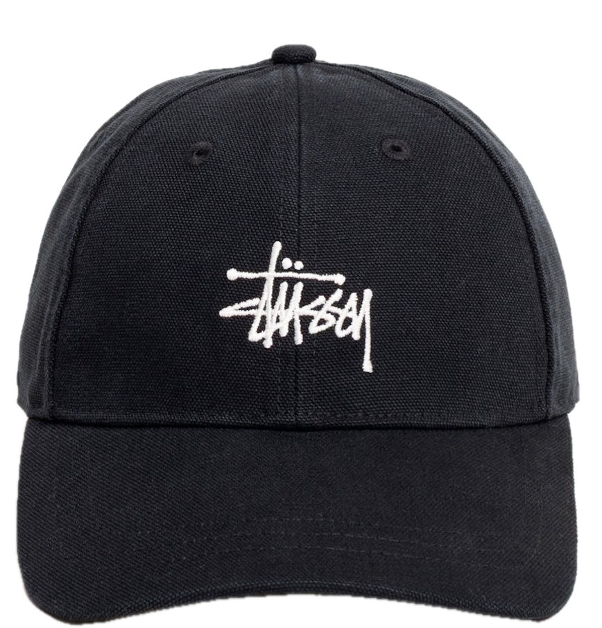  Mũ Stussy Basic Stüssy Cap Canvas 'Black' 