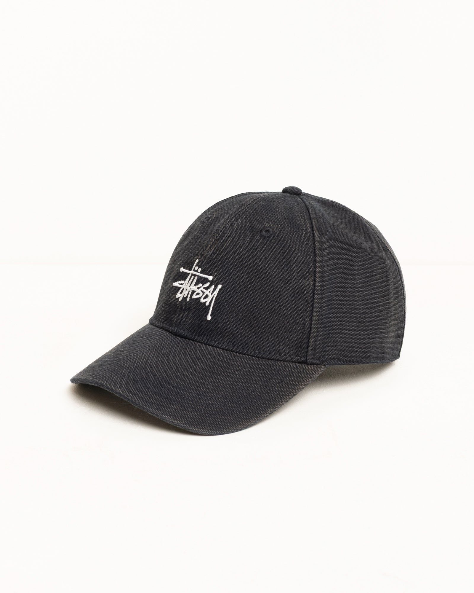  Mũ Stussy Basic Stüssy Cap Washed Canvas 'Black' 
