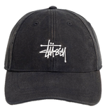  Mũ Stussy Basic Stüssy Cap Washed Canvas 'Black' 
