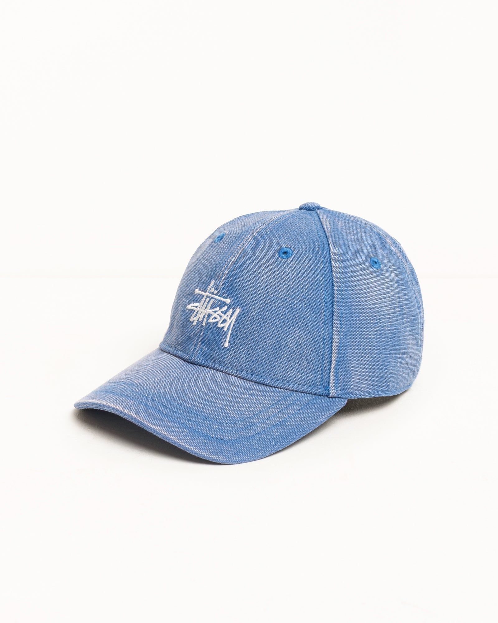  Mũ Stussy Basic Stüssy Cap Washed Canvas 'Blue' 