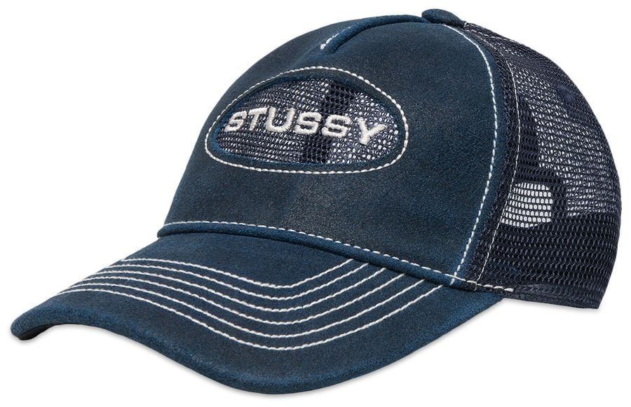  Mũ Stussy Low Pro Trucker Cut-Out Snapback 'Navy' 