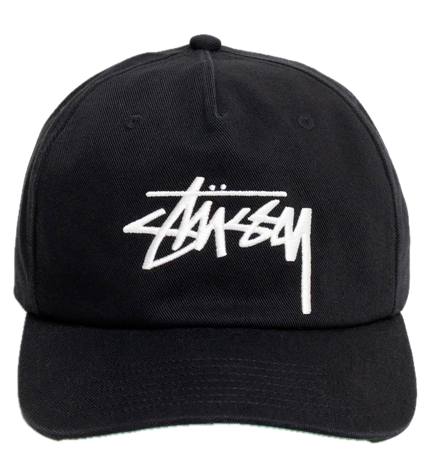 Mũ Stussy Low Profile Chenille S Snapback 'Black' 