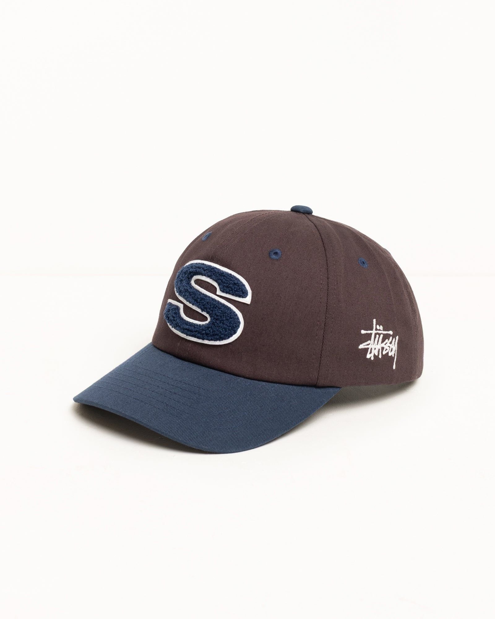  Mũ Stussy Low Profile Chenille S Snapback 'Dark Brown' 