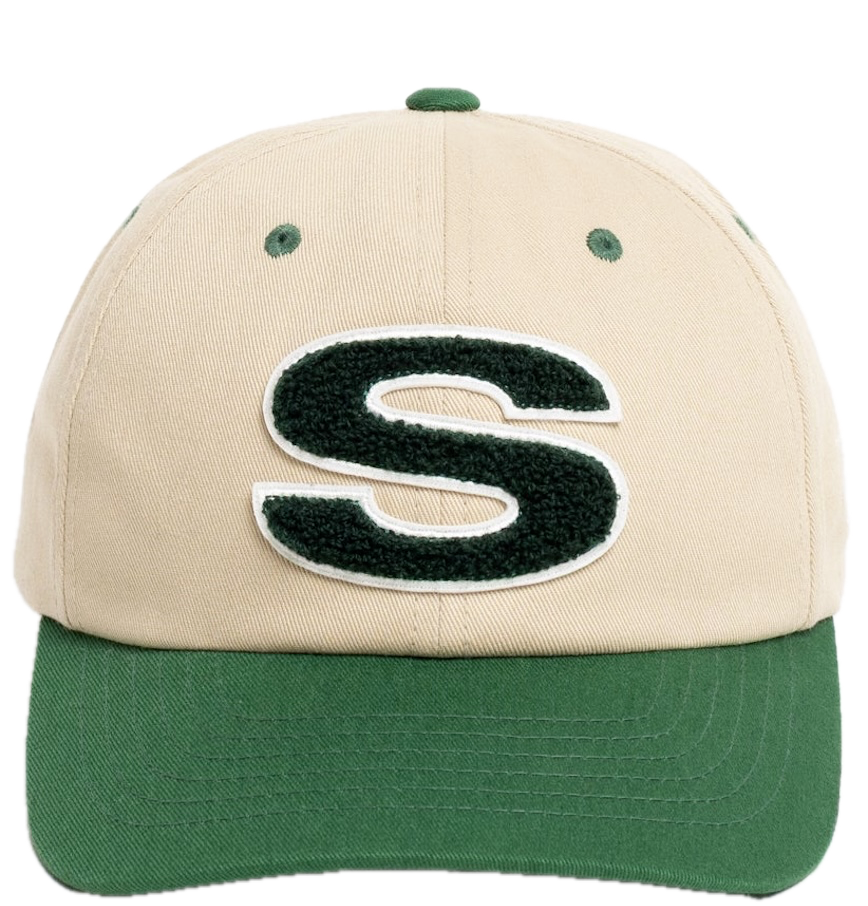  Mũ Stussy Low Profile Chenille S Snapback 'Sand' 