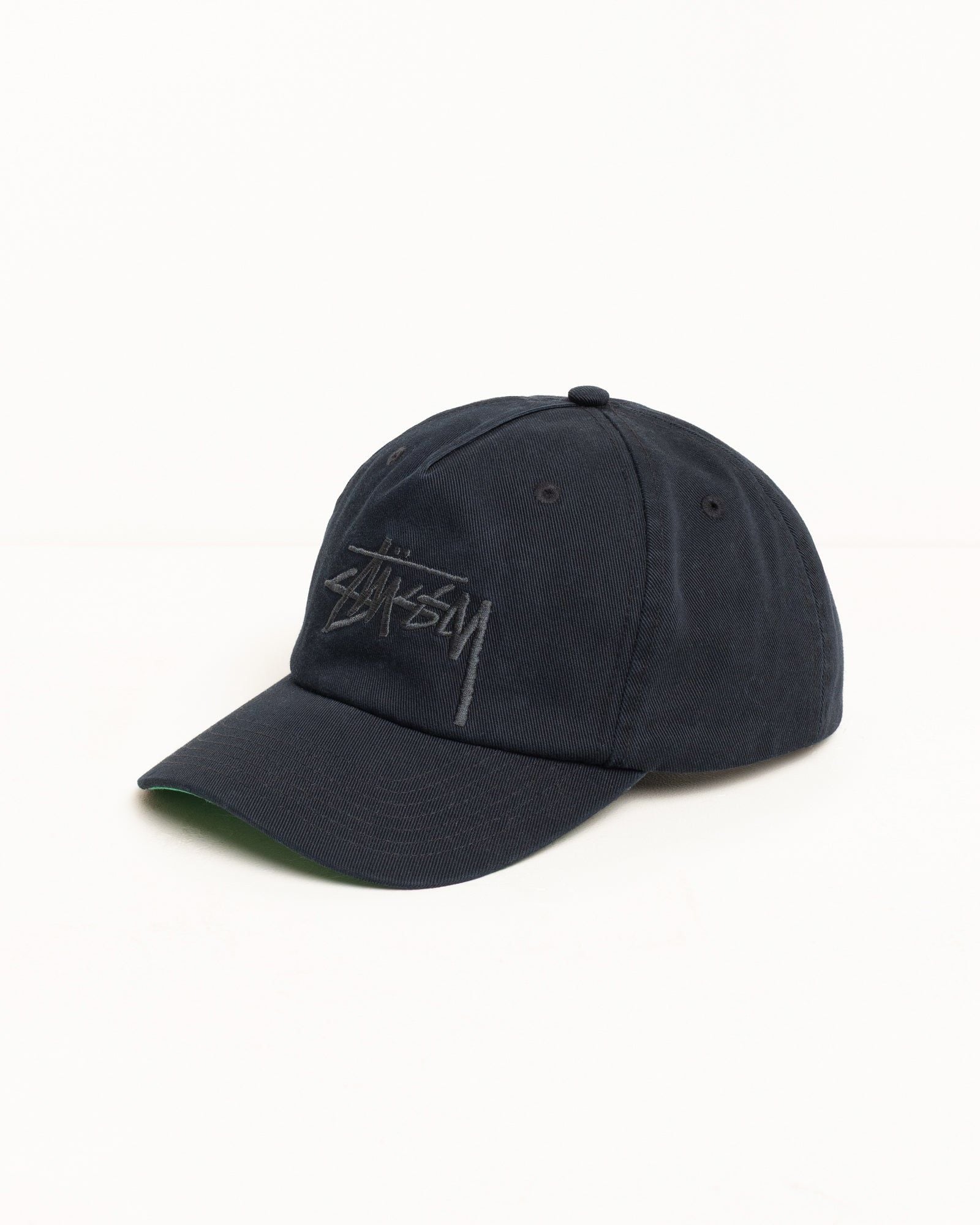  Mũ Stussy Mid-Depth Big Stock Snapback 'Navy' 