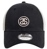  Mũ Stussy New Era 9Twenty Ss Link Trucker 'Black' 