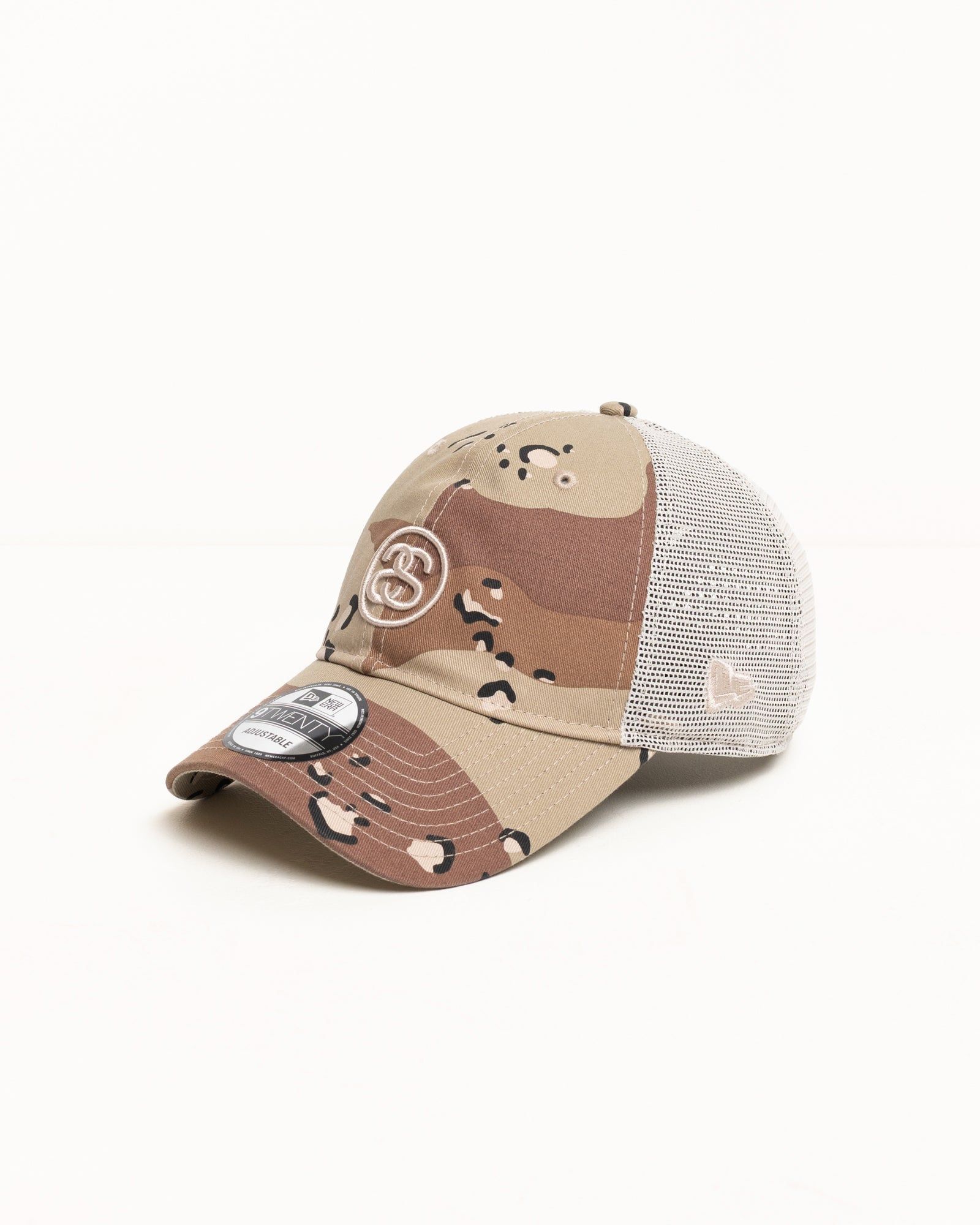  Mũ Stussy New Era 9Twenty Ss Link Trucker 'Camo' 