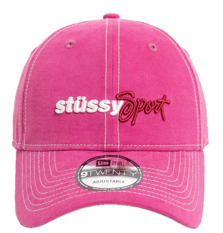 Mũ Stussy New Era 9Twenty Stüssy Sport Strapback 'Pink' 