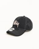  Mũ Stussy New Era 9Twenty Washed Basic Trucker 'Black' 