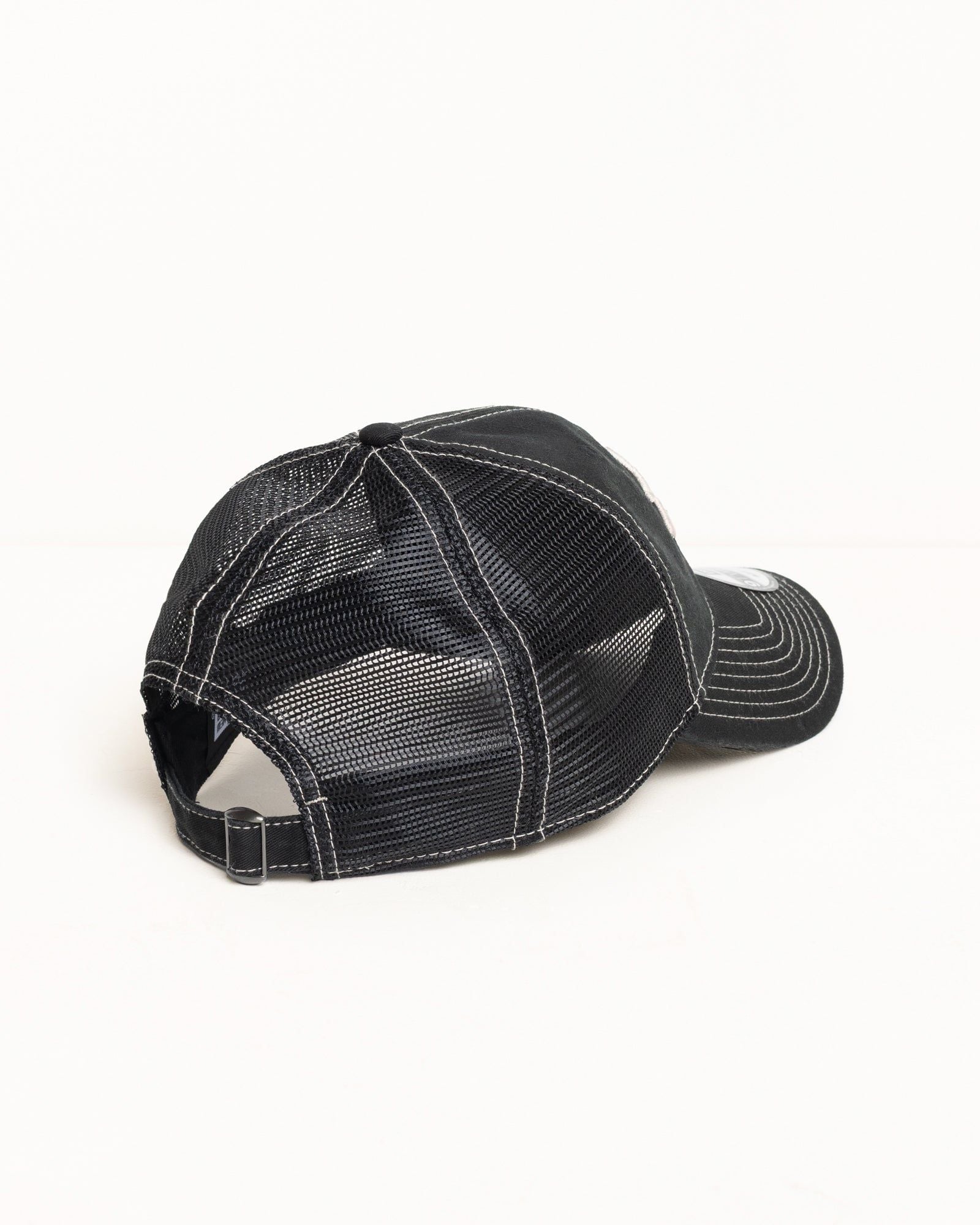  Mũ Stussy New Era 9Twenty Washed Basic Trucker 'Black' 