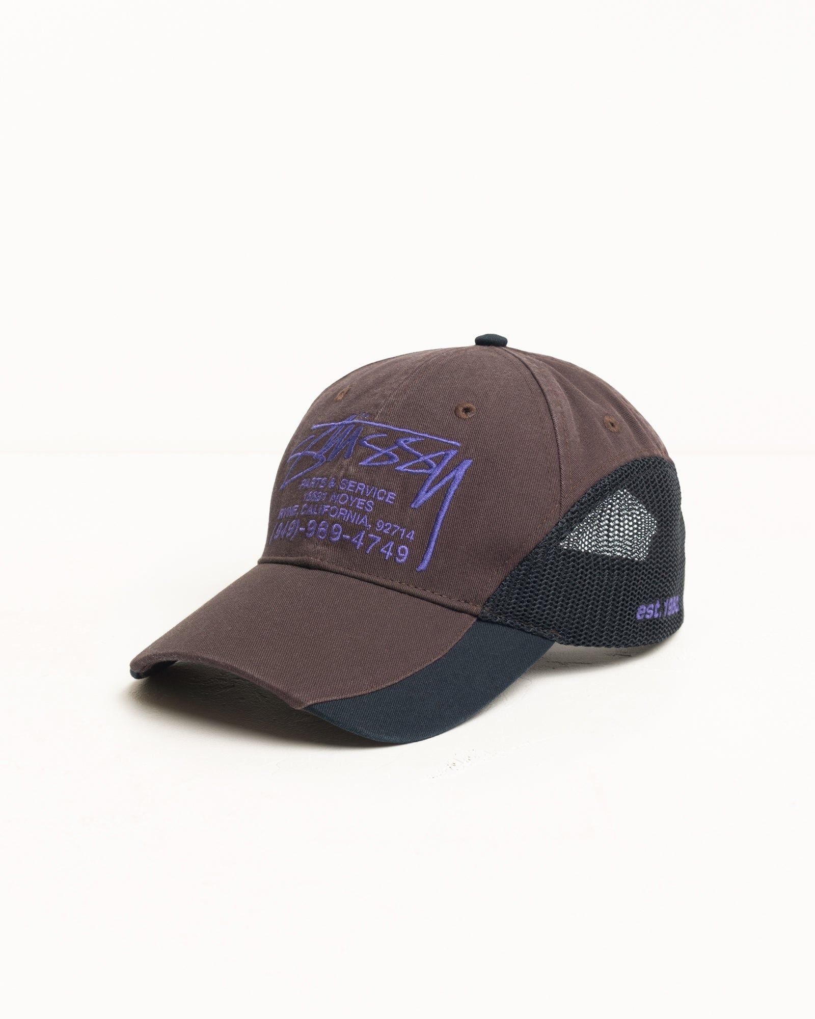  Mũ Stussy Parts & Service Mesh Cap 'Brown' 