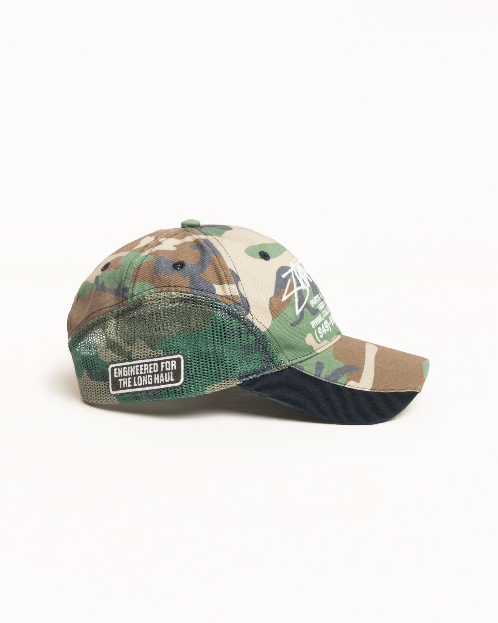  Mũ Stussy Parts & Service Mesh Cap 'Camo' 