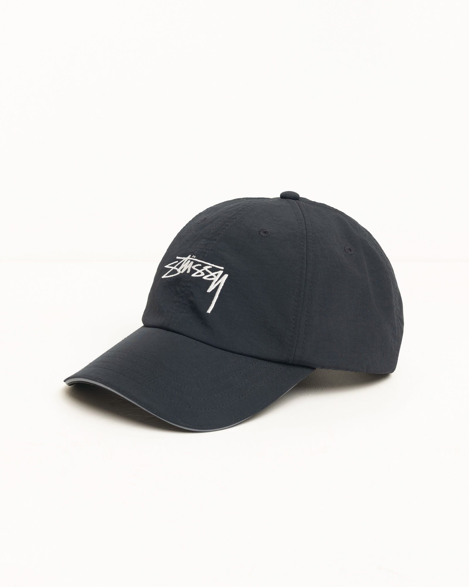  Mũ Stussy Smooth Stock Nylon Sport Cap 'Black' 