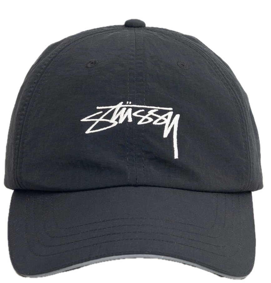  Mũ Stussy Smooth Stock Nylon Sport Cap 'Black' 
