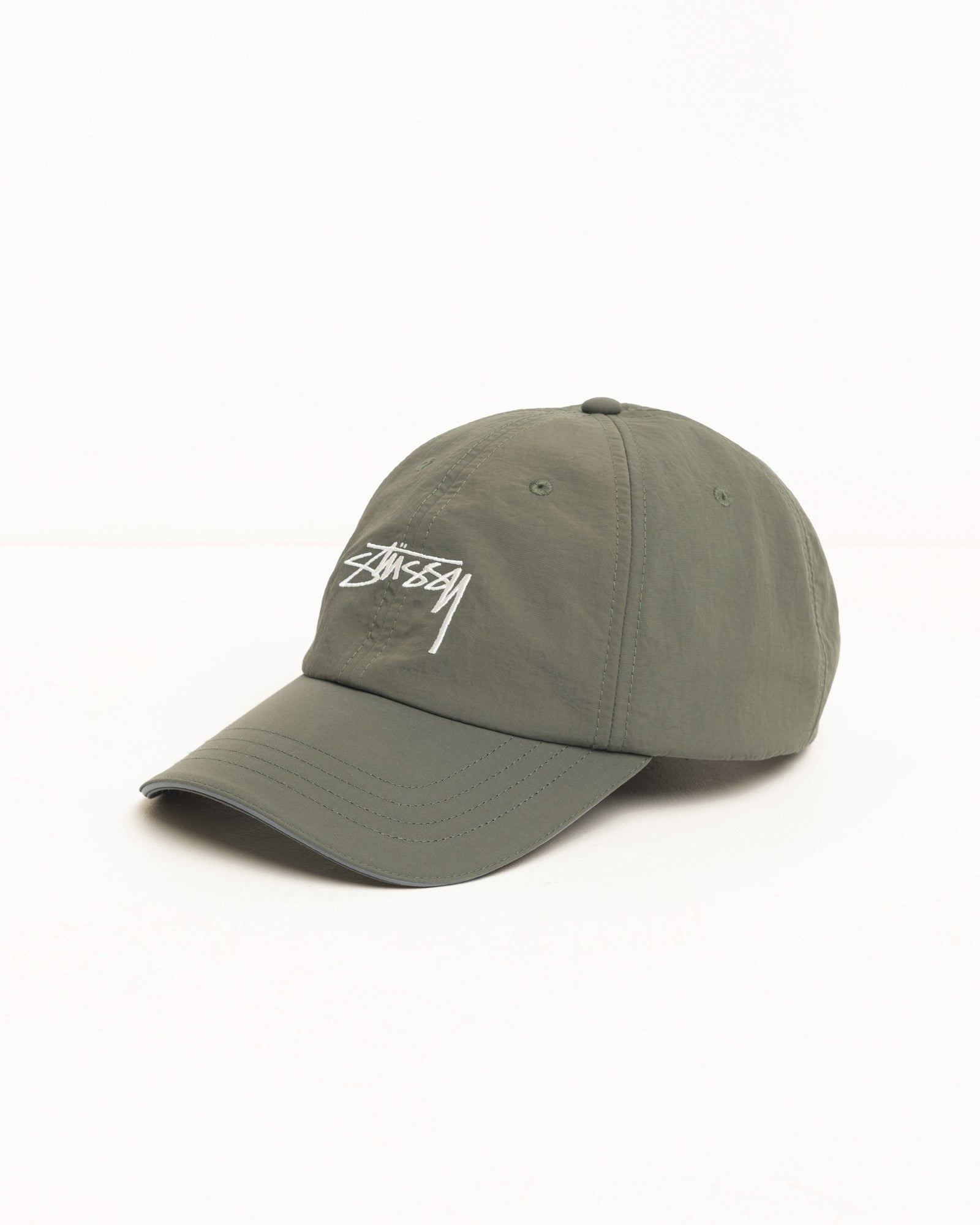  Mũ Stussy Smooth Stock Nylon Sport Cap 'Khaki' 