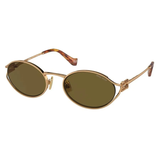  Kính Nữ Miu Miu Sunglasses 'Brass Gold' 