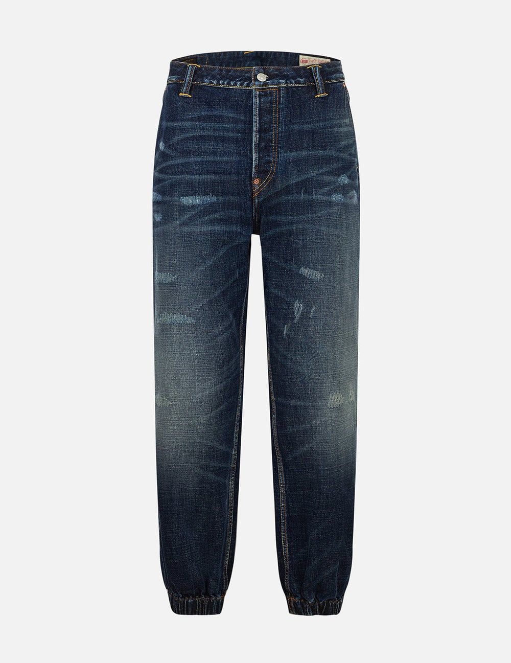 Quần Evisu Graffiti Seagull Logo Print Joggers 'Indigo' 